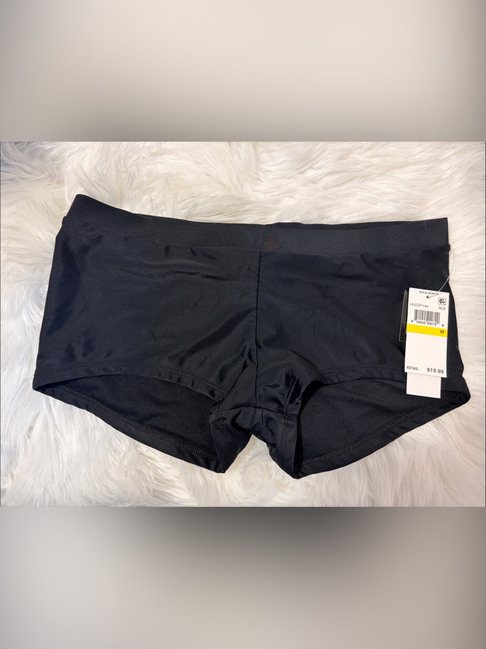 Hula Honey Black Women’s Swim Boyshorts